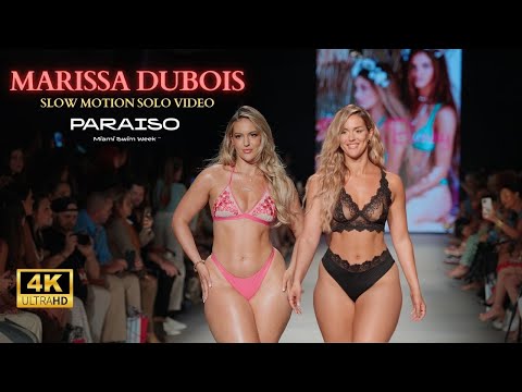 MARISSA DUBOIS / SLOW MOTION VIDEO (FRONT AND BACK WALK) / Paraiso Miami Beach Swim Week 2023