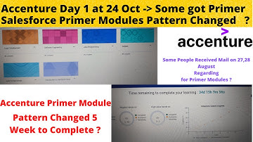 Accenture Primer Journey 2022 | Accenture Primer pattern changed  5 weeks to complete primer modules