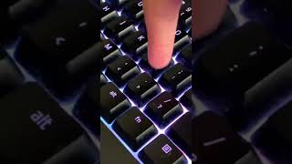 How to hit semicolon