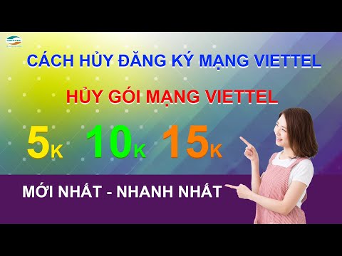 Video Cách hủy đăng ký mạng Viettel || Hủy gói mạng Viettel... - youtube