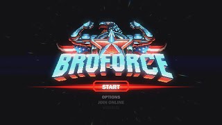 BroForce Lets Play Arcade Mode  Local Co-Op PS4 1080p 60fps
