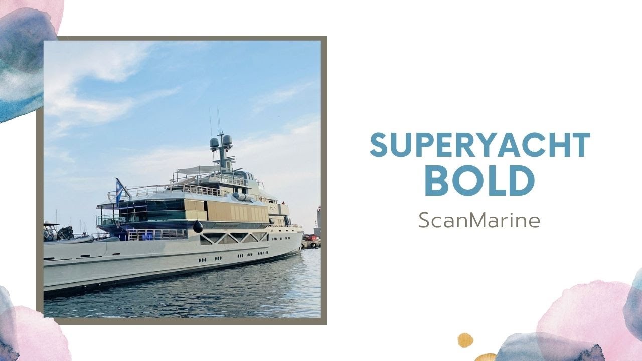 Mega Yacht Bold. Exterior. EXCLUSIVE YACHT TOUR.  Millionaire lifestyle
