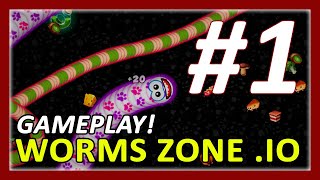 Worms Zone .io Gameplay Walkthrough Part 1