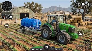 Real Tractor Farming Sim Games BEST ANDROID REAL TRACTOR 🚜 🚜 🚜 🚜 GAME MOBILE GAME screenshot 1