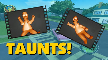 The Simpsons Hit & Run Mod gameplay: Level 1 but I have Taunts & Boost