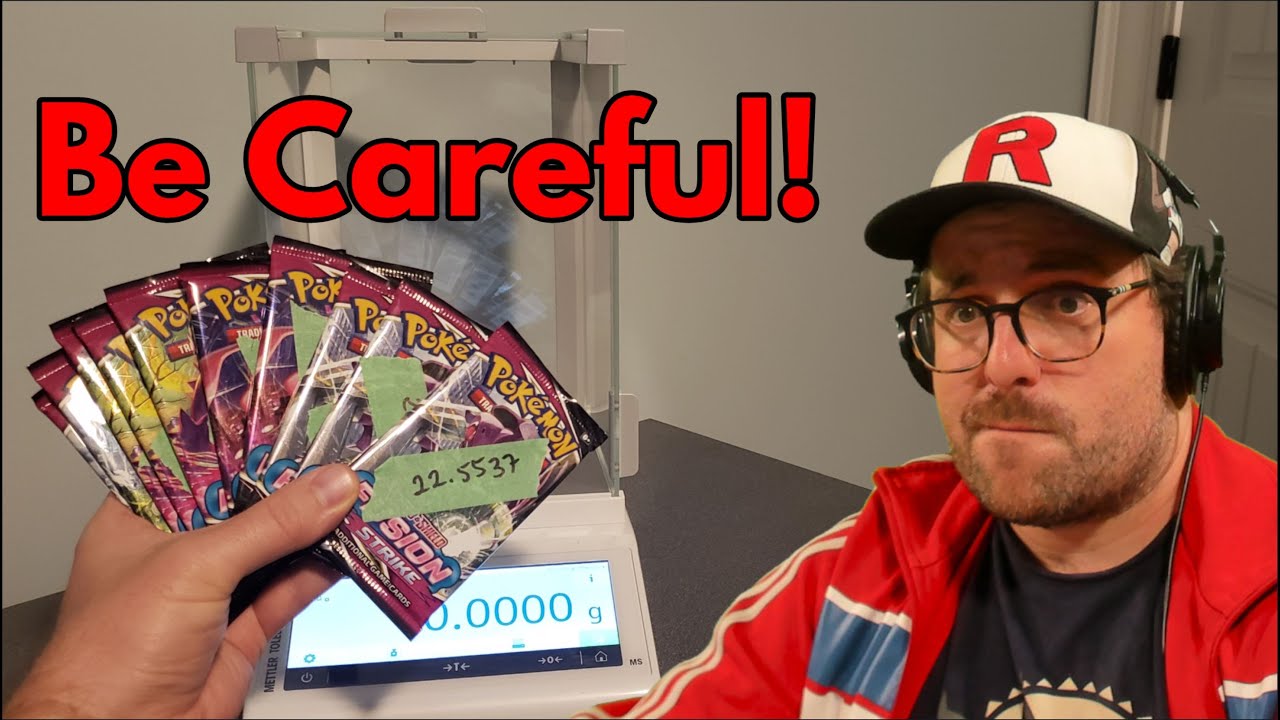 Which Pokemon Fusion Strike Booster Packs Are Weighable? (Turns Out Only Some Are)