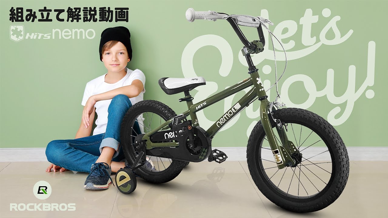 子供用 キッズ用 自転車 nemo ネモ 組み立て 調整 解説動画 12inch