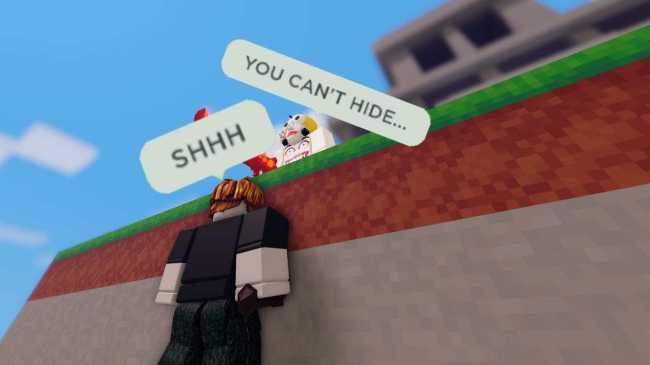 They THOUGHT They Could Hide Roblox Bedwars YouTube
