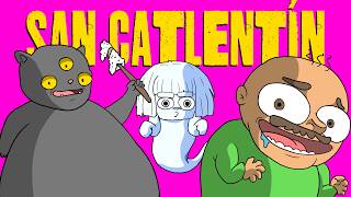 San Cattlentin - Catoons
