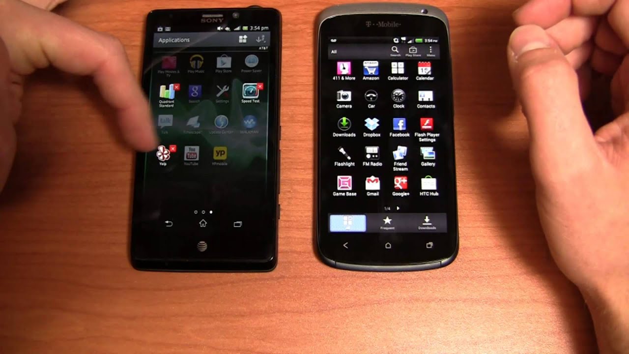 Sony Xperia TL vs. HTC One S Dogfight Part 1