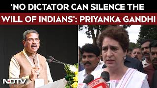 NEET Protest | Congress Leader Priyanka Gandhi Welcomes Dharmendra Pradhan's Resignation