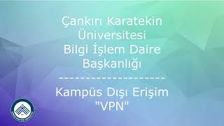 Kampüs Dışı Spss Erişimi Vpn Ayarları