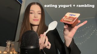 Download Lagu ASMR rambles + yogurt eating MP3