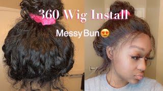SUPER NATURAL 😍 360 DEGREE WATERWAVE WIG Ft Mslynn hair