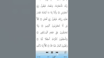 سورة الفجر بصوت القارئ الشيخ محمد الفقيه