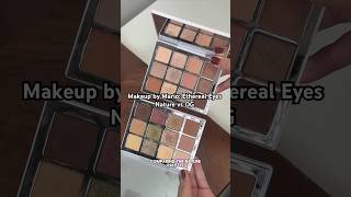 Let’s compare shimmers from #makeupbymario #etherealeyes nature palette and OG