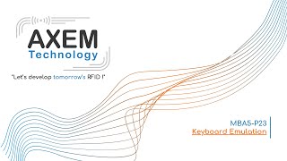 Keyboard Emulator for UHF and/or 2D scanner | AXEM Technology screenshot 1