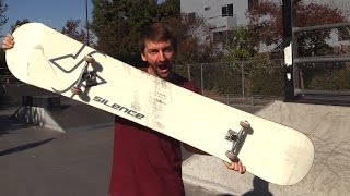 SNOWBOARDING AT THE SKATEPARK?! |  SKATE EVERYTHING EP 4