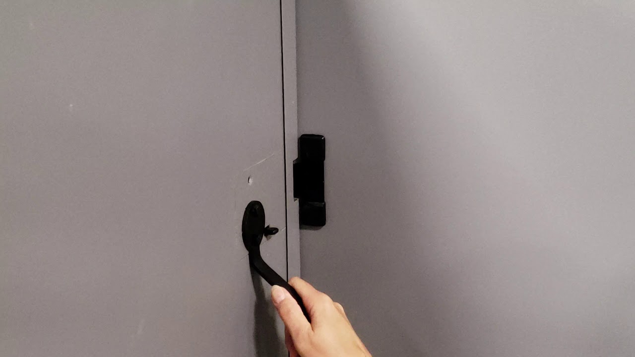 Door Guard Inc. Locking Plate Demonstration YouTube