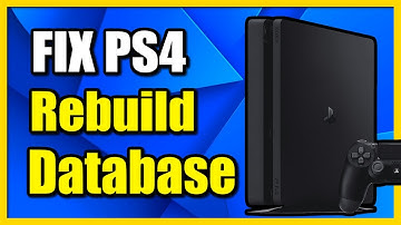 How to Rebuild the DATABASE on PS4 in Safe Mode (Fast Tutorial)