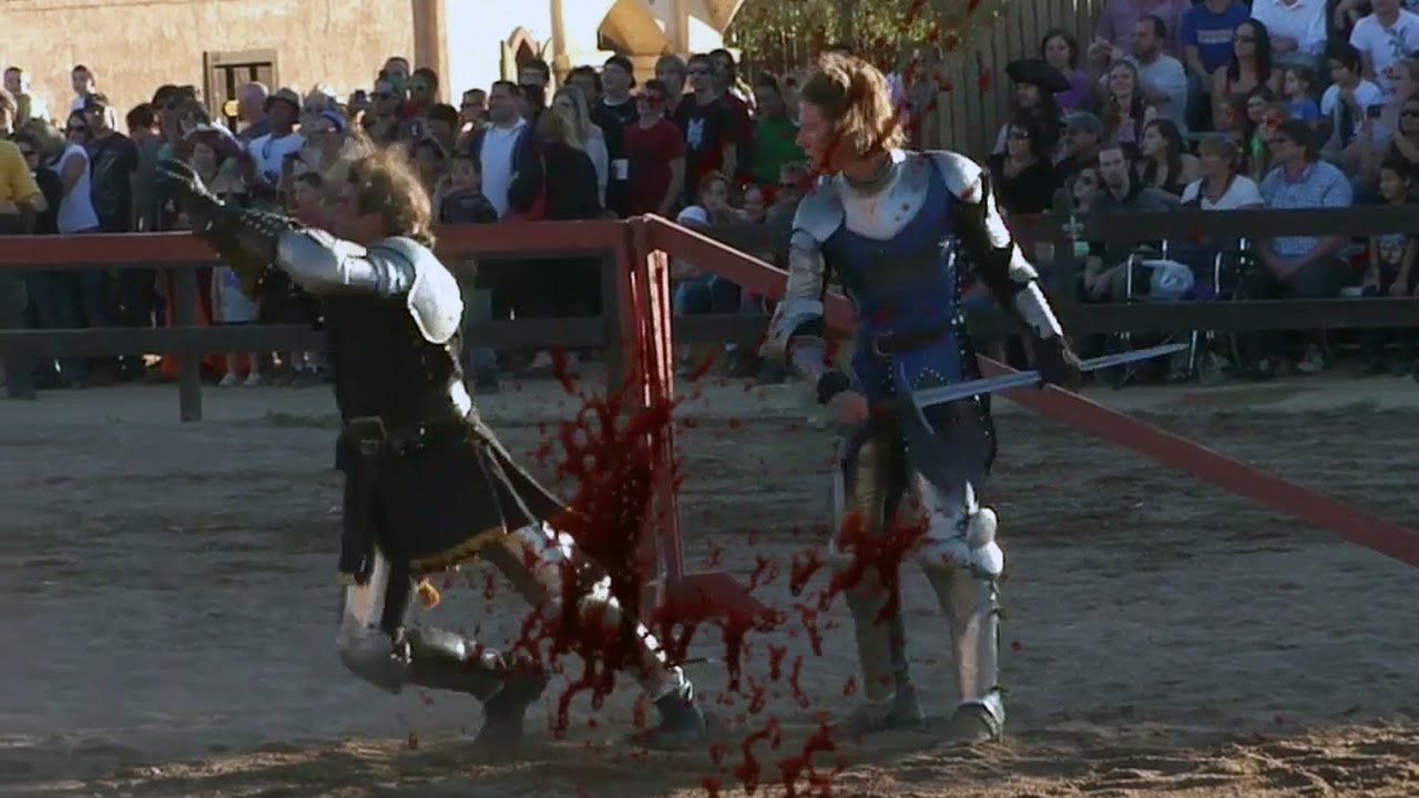 BLOODY SWORD FIGHT! REAL LIFE SWORD FIGHTING! - YouTube