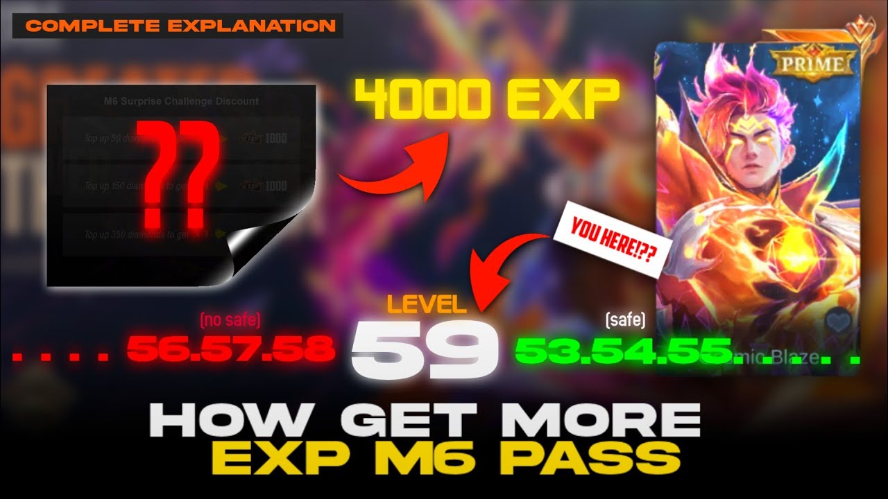 CHECK YOUR LEVEL M6 TODAY !! AND HOW GET MORE FREE EXP - YouTube