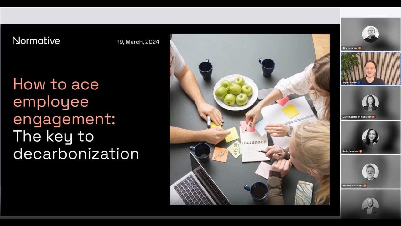 How to ace employee engagement: The key to decarbonization