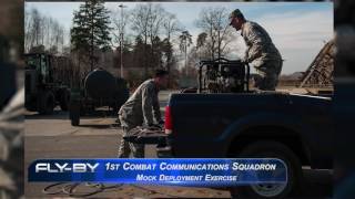 AFN Europe Fly By with the 1st Combat Communications Squadron