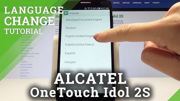 How to Set Up Language in ALCATEL OneTouch Idol 2S - Change Language Tutorial