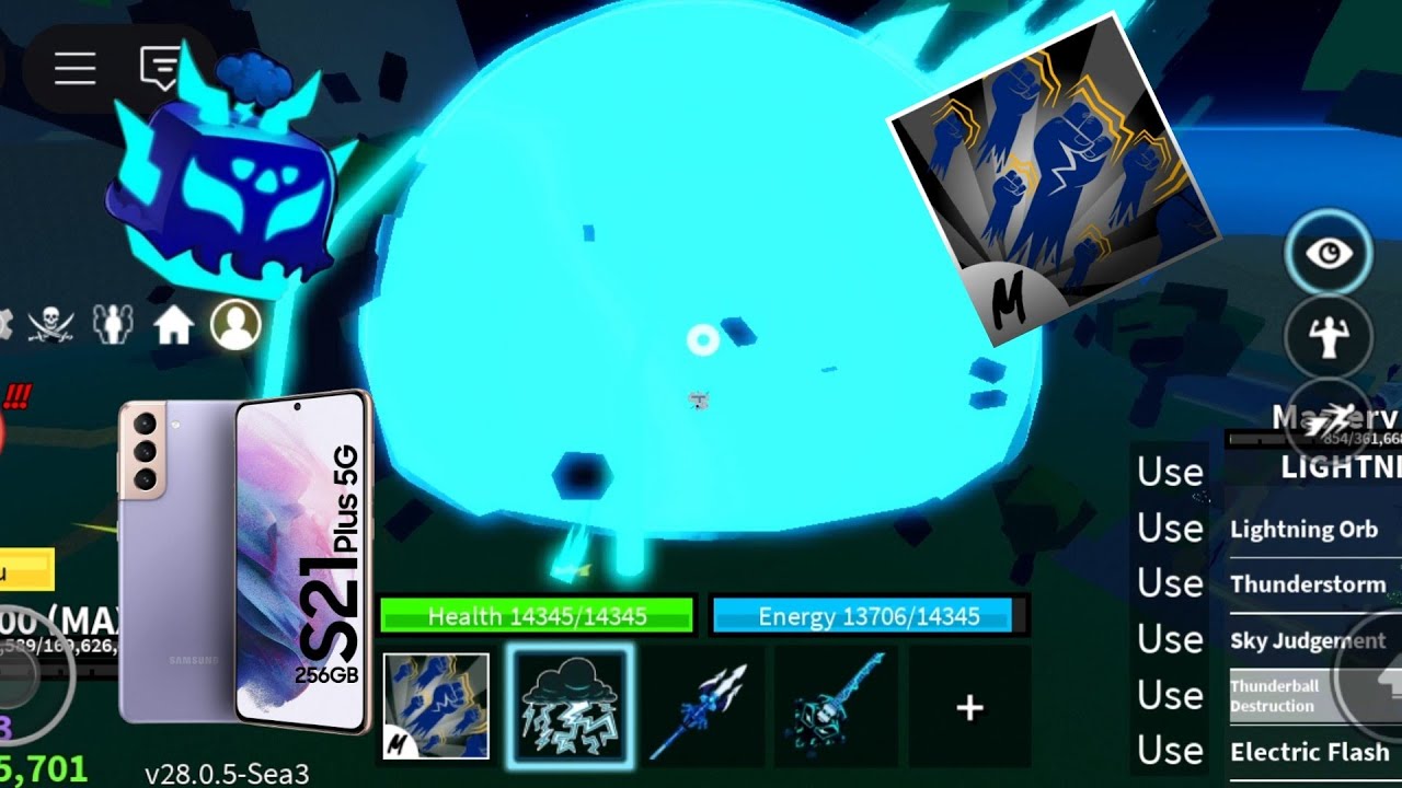 Lighting Fruit Rework PvP with new lightning Rework | Bounty Hunting | Lightning fruit ...