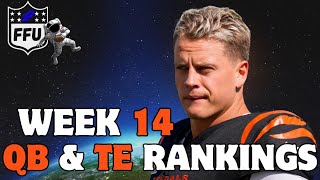 Week 14 QB & TE Fantasy Football Rankings (Top 24)