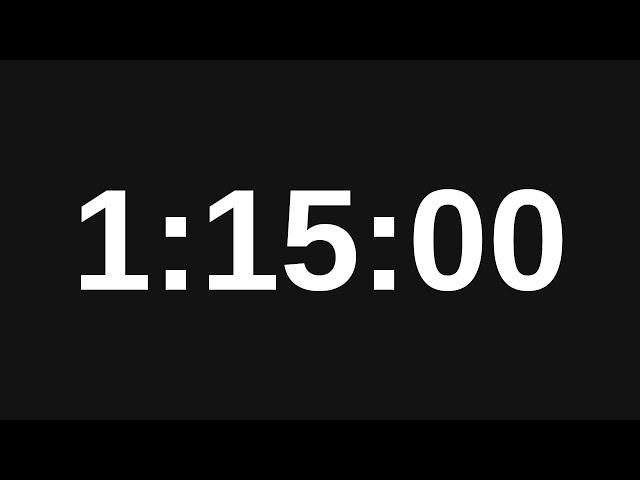 1 Hour 15 Minute Timer - 75 Minute Countdown Timer class=