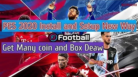PES 2020 Install and Setup Full Video A-Z. Pes Game install and get many myClub Coin Free and Box dr