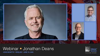 Webinar: Jonathan Deans, Sound Designer