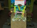 😱 Amazing Mini Tractor Making Cement Pillar | DIY Real Working Construction Machine 🚜 #shorts