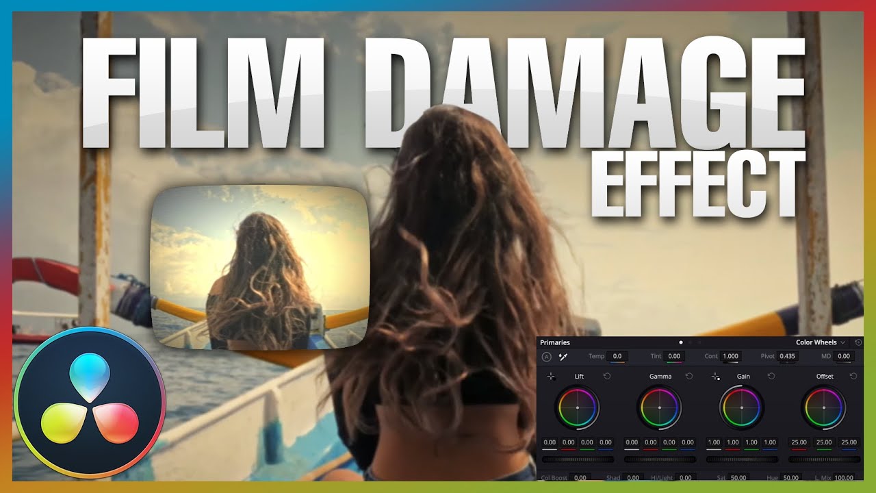 davinci resolve analog damage free