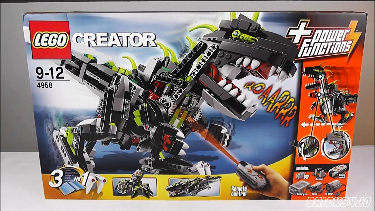 LEGO 4958 Creator Monster Dino   Review deutsch  