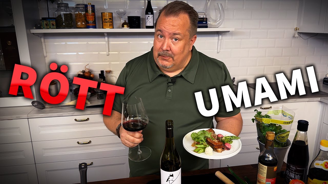 Rödvin och umami? | Vinsmart TV med Mästerkocks-Nicke - YouTube