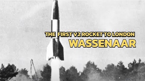 The very first V2 Rocket Launch to London.