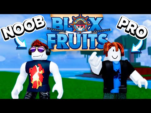 NOOBS no ONE PIECE do ROBLOX! - BLOX FRUITS