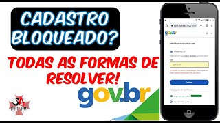 O cadastro de usuário foi bloqueado! Como resolver!