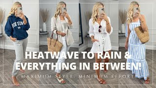 Heatwave to Rain and Everything In Between! Body Shape Styling and Farfetch Haul. Melissa Murrell