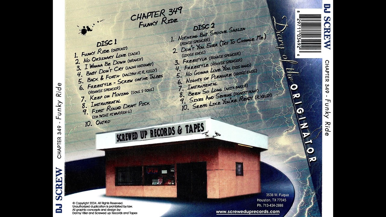 DJ Screw Chapter 349 - Funky Ride - 4. Baby Don't Cry - YouTube