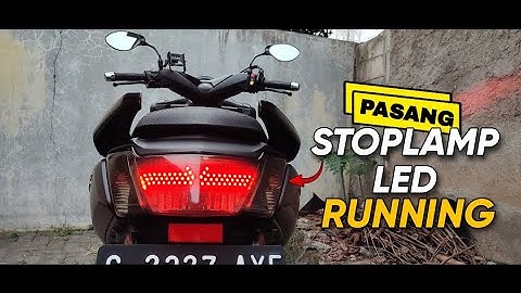 INSTALLING LED RUNNING STOPLAMP LIGHTS ON THE NMAX MOTORCYCLE
