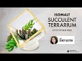 Isomalt Succulent Terrarium (step-by-step tutorial on SUGARGEEKSHOW.COM)