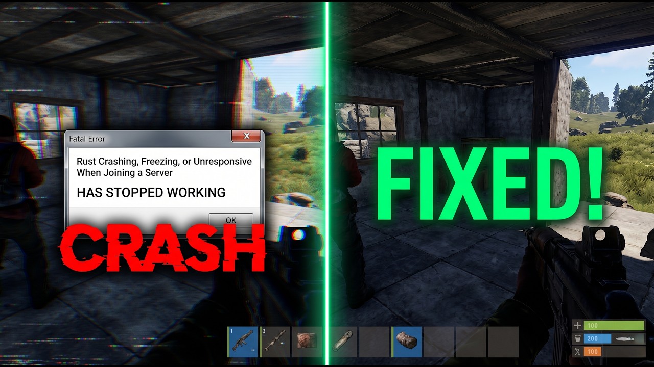 How to Fix Rust Crashing, Freezing, or Unresponsive When Joining a ...