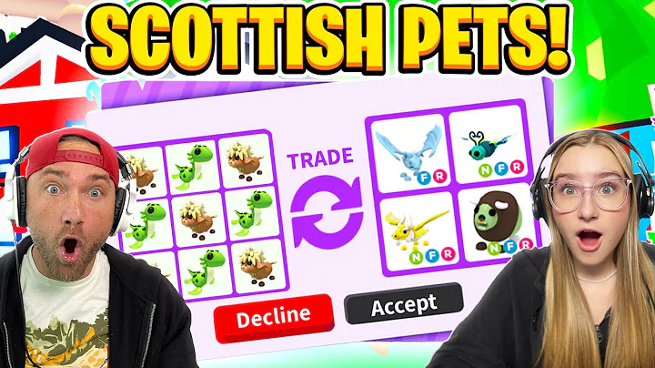 Trading for Highland Cow and Nessie Pets in Roblox Adopt Me!