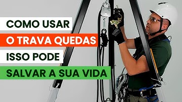 COMO USAR O TRAVA QUEDAS - SISTEMA DE RESGATE 4 POR 1
