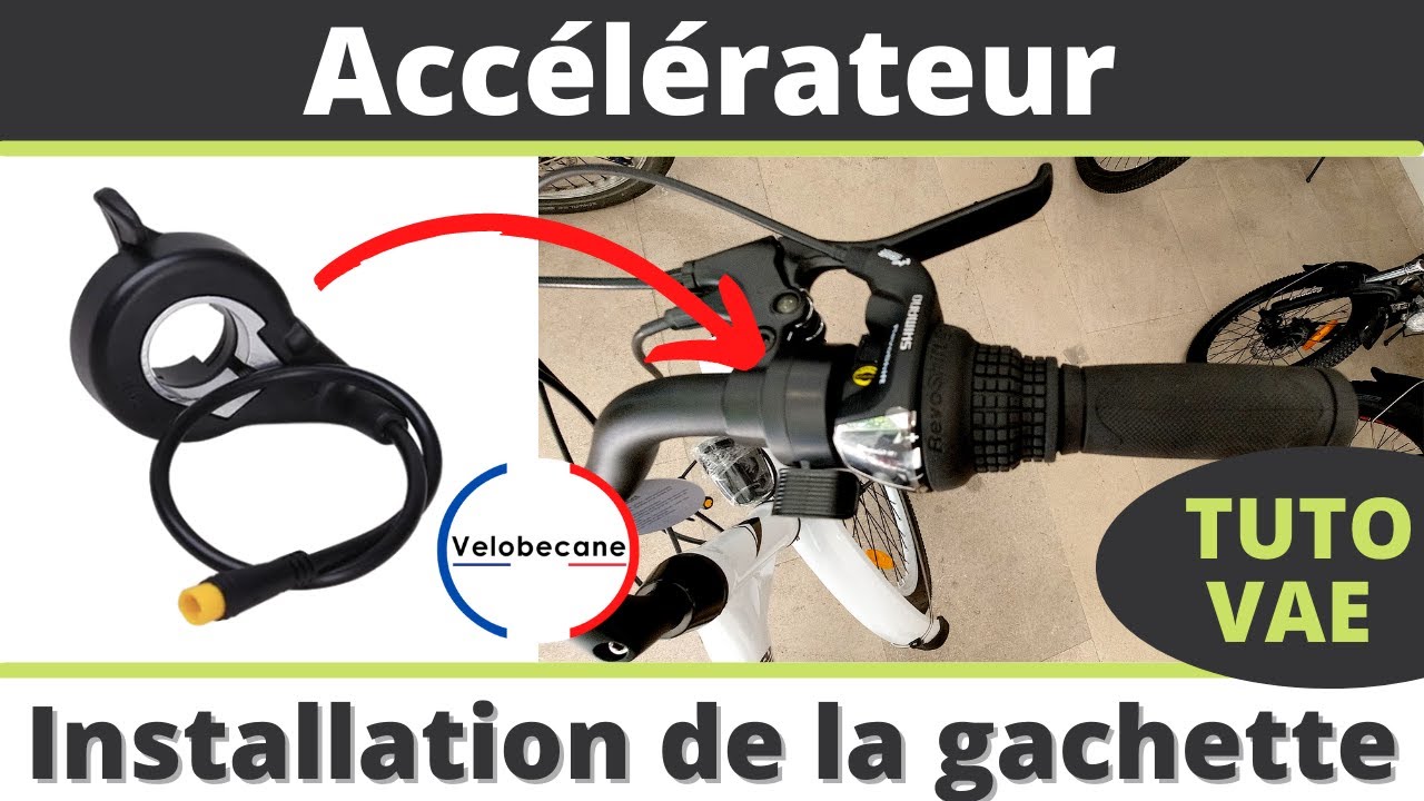Accessoires De Vélo électrique, Accélérateur De Vélo électrique 20X -  Poignée D'accélérateur Stable Et Sensible pour Vélos électriques, :  : Auto et Moto