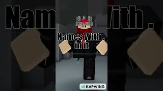 The Rarest User Names On Roblox